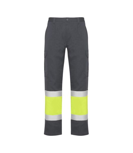 Pantalon Naos Homme Plomb Jaune Fluo Roly Workwear