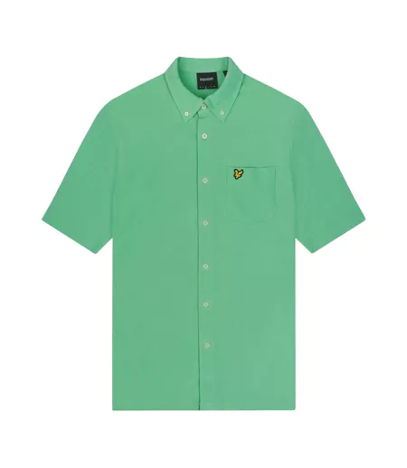 Chemise Manches Courtes Homme Vert Lyle & Scott