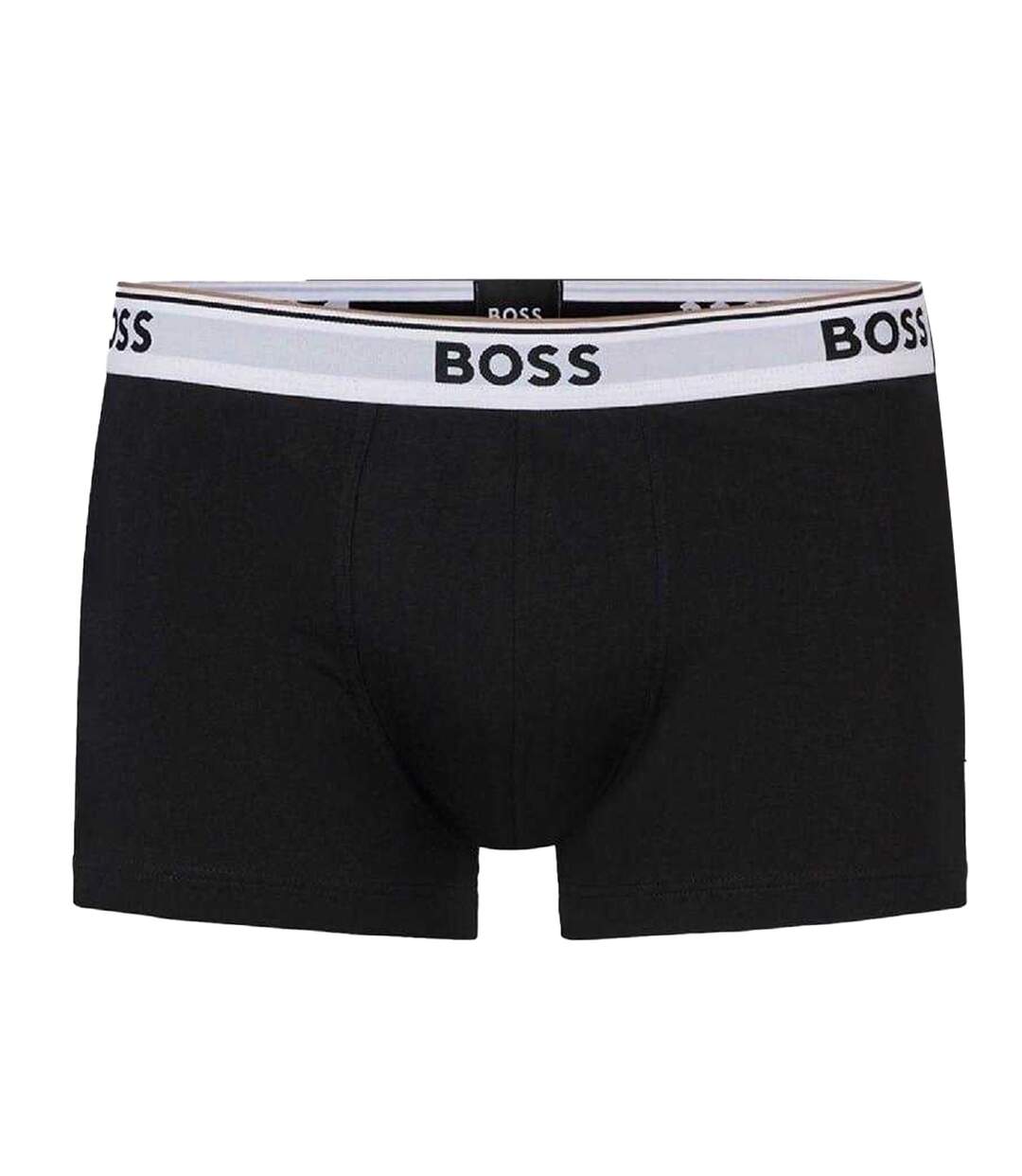 Lot De 3  Boxers Motif/style Logo Bodywear Homme Noir Blanc Boss-2