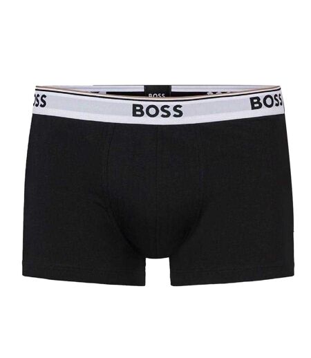 Lot De 3  Boxers Motif/style Logo Bodywear Homme Noir Blanc Boss