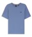 Mens Waffle Knit Pyjama Top Pastel Blue Boss-1