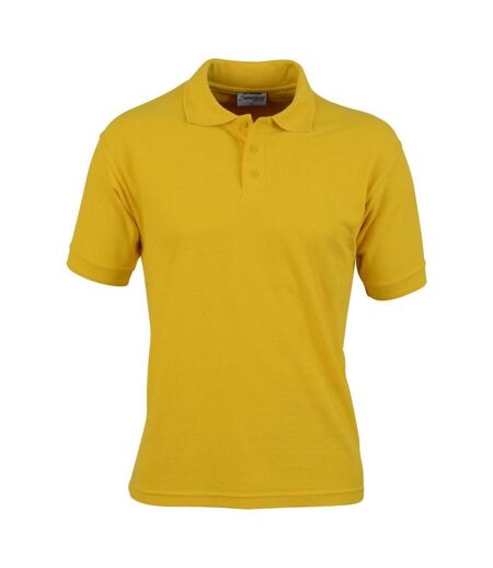 Mens Precision Polo Shirt Sunflower Absolute Apparel
