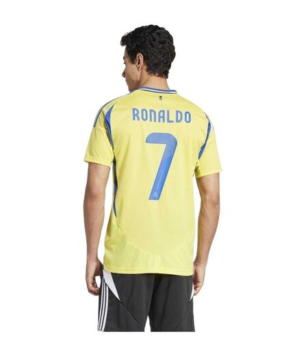 Maillot Domicile Ronaldo 2024/25 Homme Jaune Bleu Al-Nassr