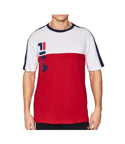 T-shirt Rouge Homme Fila Bartin - L