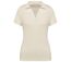 Polo écoresponsable en éponge - Femme - PAT228 - beige ivoire-1