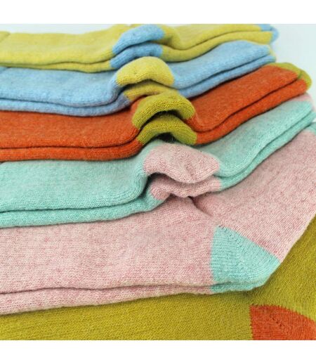 6 Pairs Ladies Alpaca Lounge Socks For Bed
