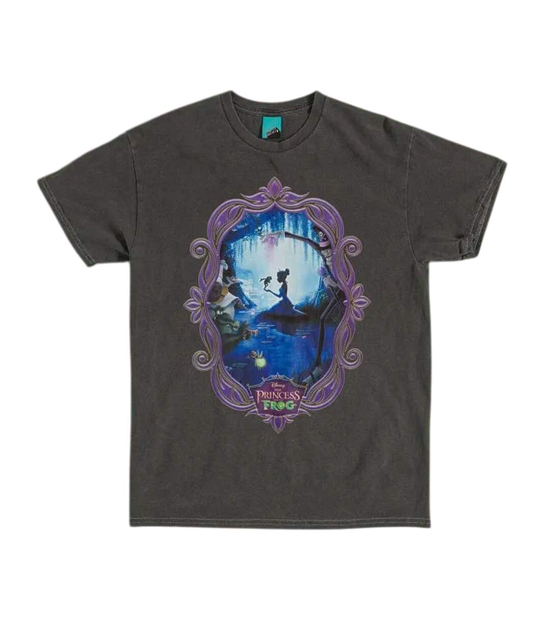 T-shirt Adulte Charbon The Princess And The Frog-2