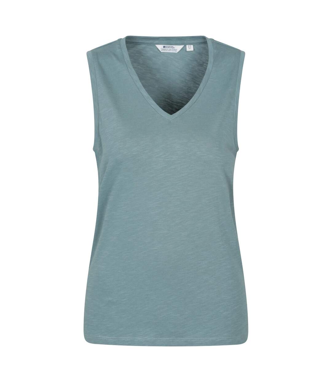 Womens/ladies whitley v neck vest top pale green Mountain Warehouse-1
