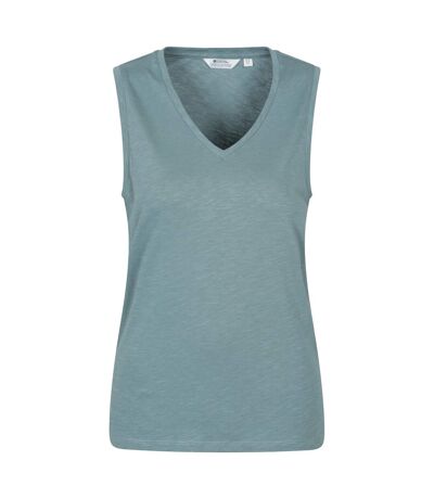 Womens/ladies whitley v neck vest top pale green Mountain Warehouse