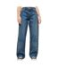 Jean loose bleu femme superdry mid rise wide - w25-l30-1