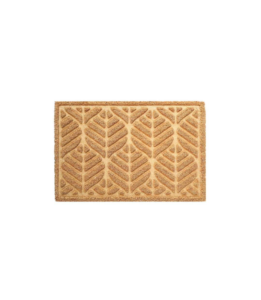 Paillasson Rectangulaire Palmette 40x60cm Naturel-1