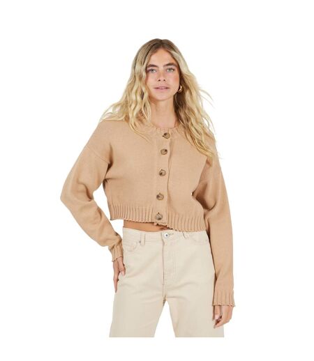 Cardigan Femme Marron Clair Brave Soul