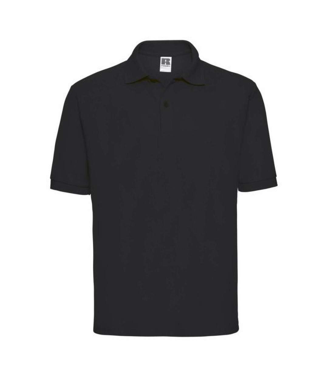 Polo À Manches Courtes Homme Noir Russell-1