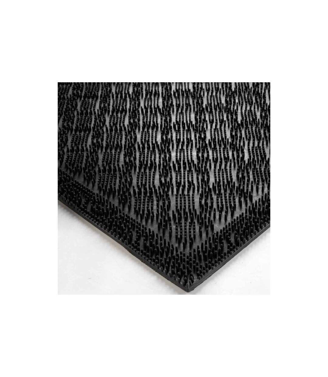 Tapis d'Entrée Grattoir Picoto 44x74cm Noir-2