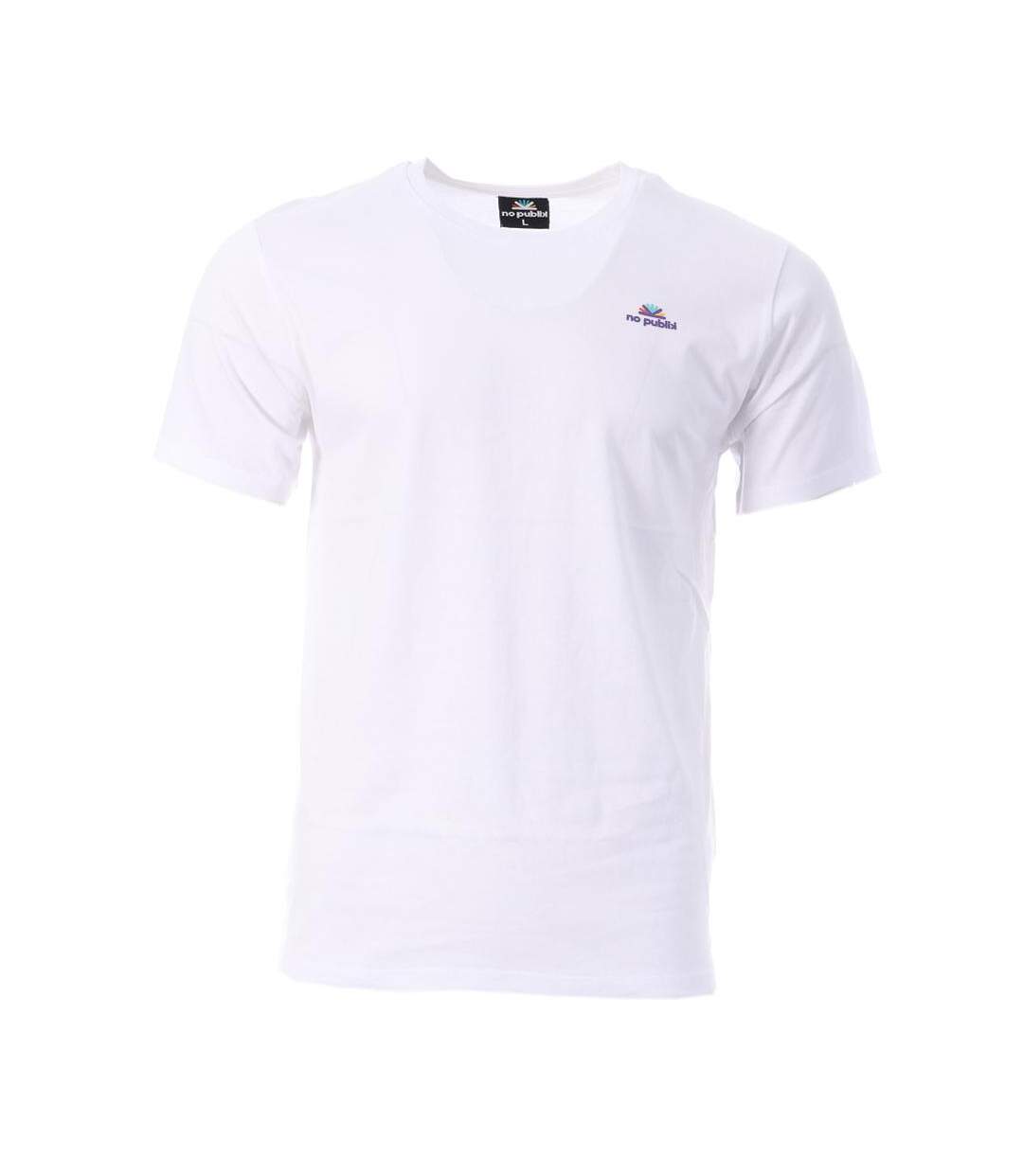 T-shirt blanc homme no publik brand - m-1