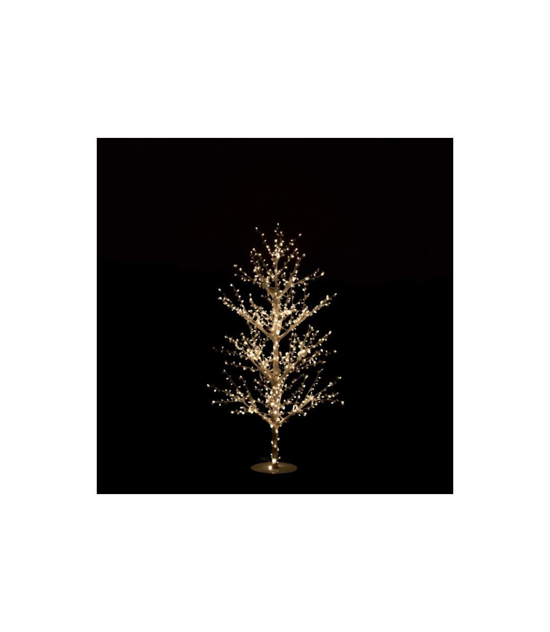 Statuette Déco à Led Arbre Nu Perles 125cm Blanc-3