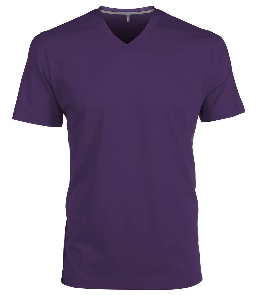 T-shirt manches courtes col V - K357 - violet - homme