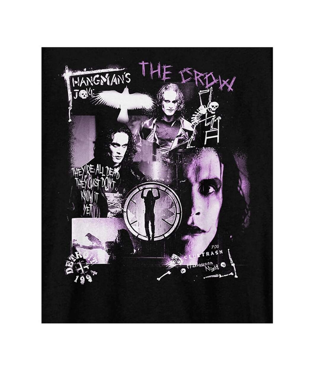T-shirt hangman adulte noir Amplified-2