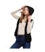 Womens/ladies Tahoe Quilted Hooded Gilet Black Only-4