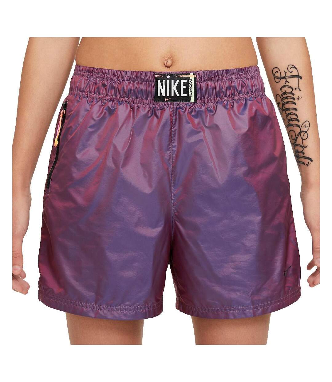 Short de running irisé femme nike wash - xs-1