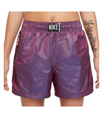 Short de running irisé femme nike wash - xs