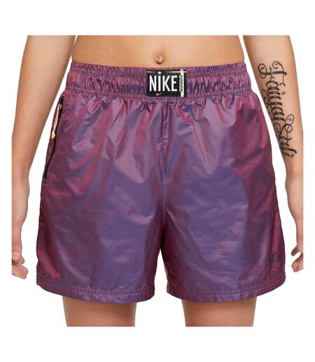 Short de running irisé femme nike wash - xs