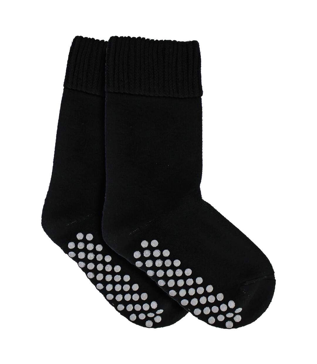 Ladies Extra Wide Winter Bed Socks with Grips | Non Slip Thermal Sleep Socks-4