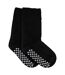 Ladies Extra Wide Winter Bed Socks with Grips | Non Slip Thermal Sleep Socks-4
