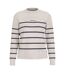 Sweat Motif/style Rayé Adulte Blanc Océan Guess-1