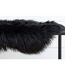 Tapis Imitation Fourrure Katy 55x180cm Noir-3