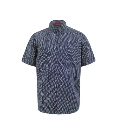 Chemise Manches Courtes Motif/style Icône Melrose Homme Bleu Marine Duke