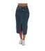 Jupe Mi-longue Siri Femme Bleu Denim Only-2
