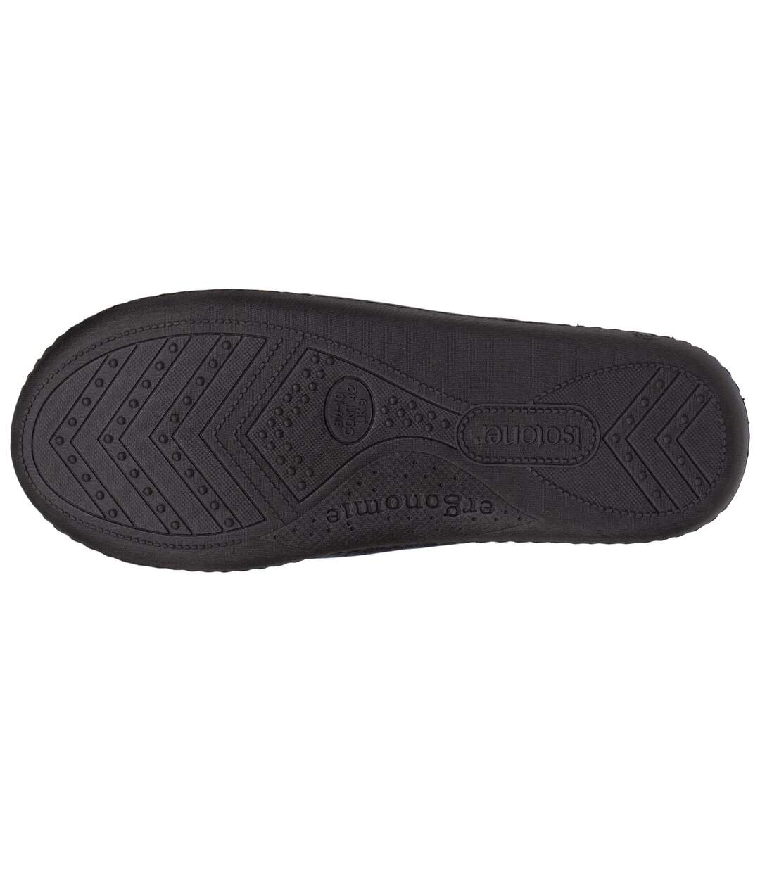 Isotoner Chaussons Mules homme ultra confortables et légers, mousse à mémoire de forme-4