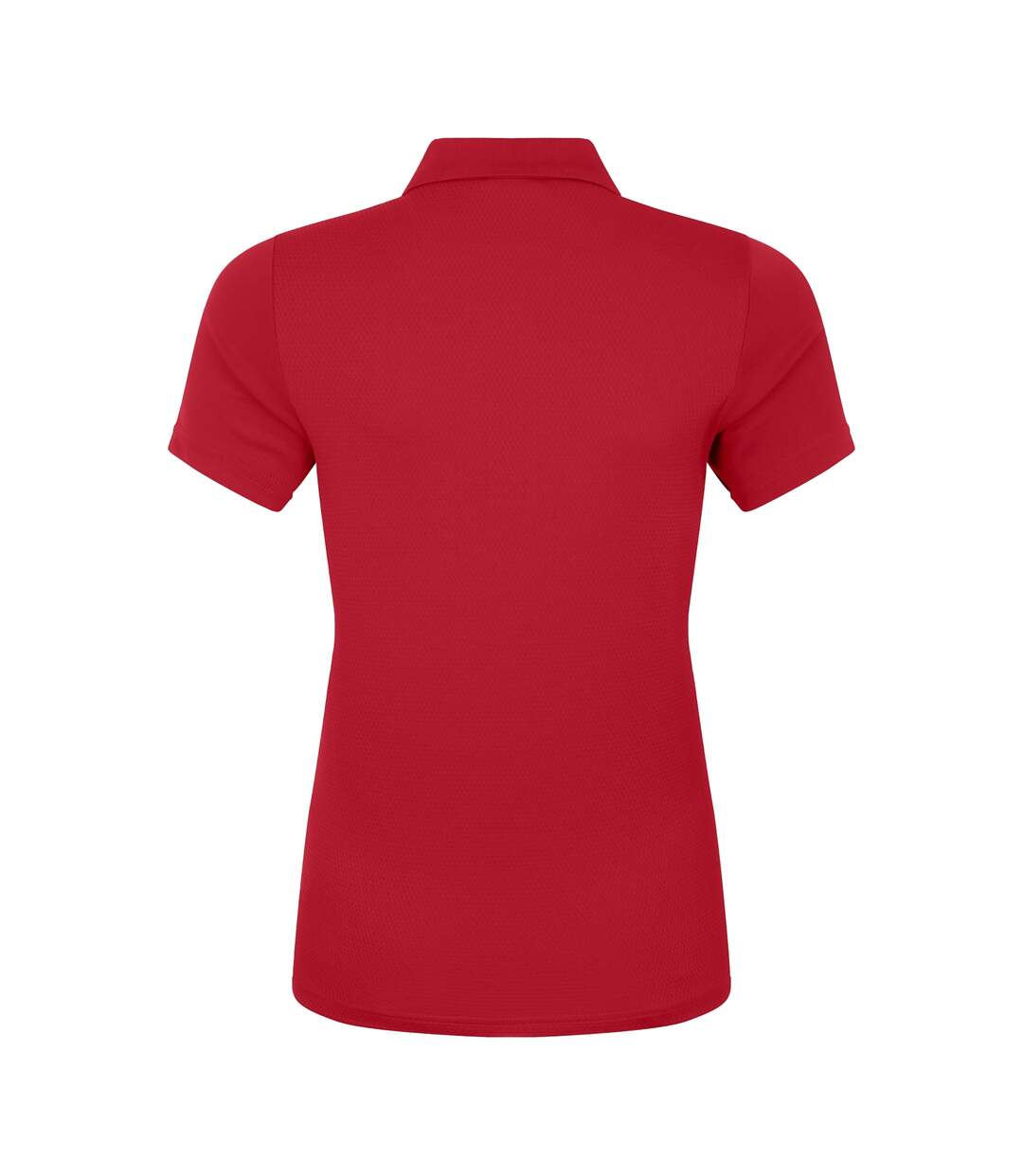 Womens/ladies Club Dry Polo Shirt Flag Red Canterbury-3