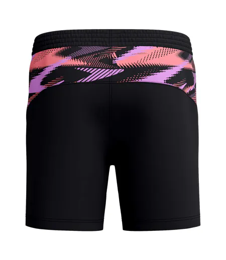 Mens Xpress Lite Panel Swim Shorts Black Purple Speedo