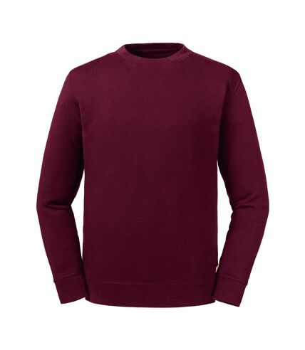 Russell Unisex Adult Reversible Organic Sweatshirt (Burgundy)