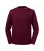 Russell Unisex Adult Reversible Organic Sweatshirt (Burgundy)
