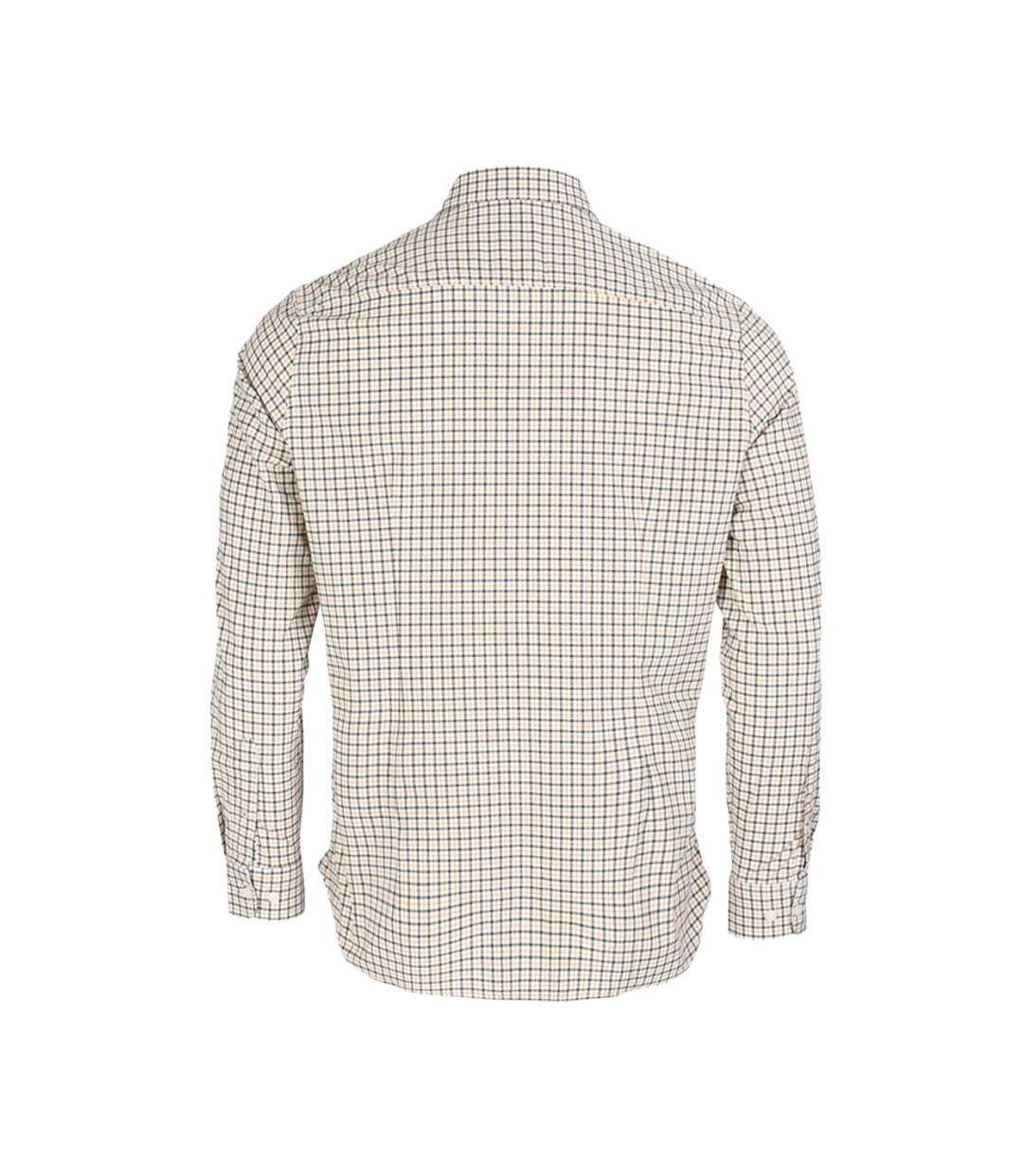 Chemise Blanche/Jaune/Marine à Carreaux Homme Pepe Jeans Fleetwood - M-2