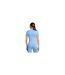 Womens/ladies Vanish Crew Neck Slim T-shirt Blue Under Armour-1
