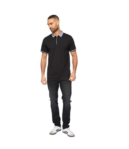 Mens eastbrook polo shirt black Bewley & Ritch