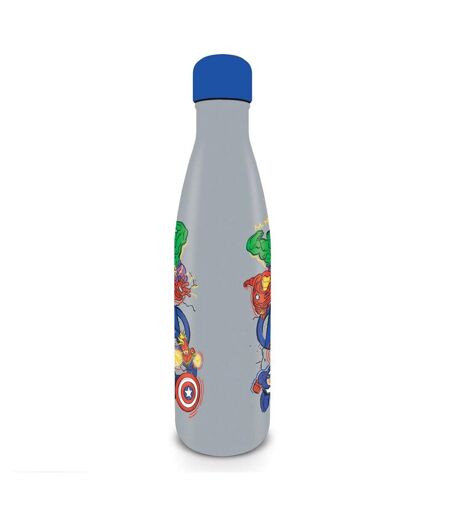 Avengers Hero Club Metal Water Bottle (Silver/Blue/Red) (One Size) - UTPM6906
