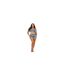 Haut De Maillot De Bain Motif/style Floral Femme Bleu Blanc Brave Soul-1