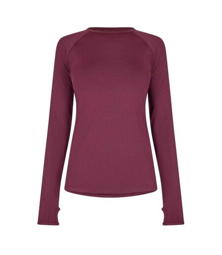 Haut Manches Longues Femme Pourpre USA Pro