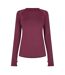 Haut Manches Longues Femme Pourpre USA Pro-1
