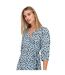 Robe Portefeuille Femme Bleu Gris Only-4