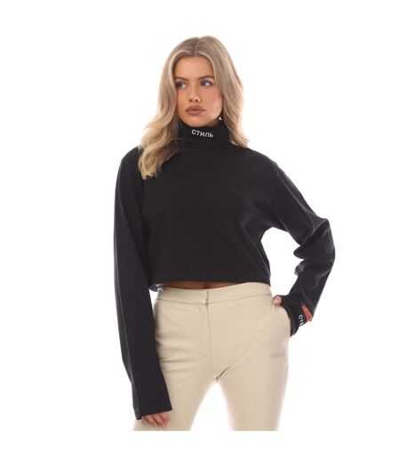 T-shirt ctnmb femme noir / blanc Heron Preston