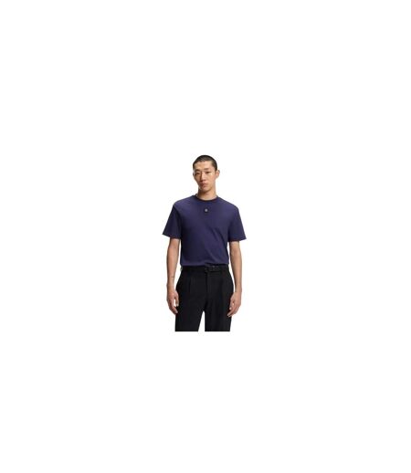 T-shirt Motif/style Empilé Dalile Homme Bleu Marine Hugo
