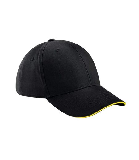 Casquette Athleisure Noir Jaune Beechfield