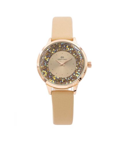 Montre Originale Femme Beige Strass GIORGIO