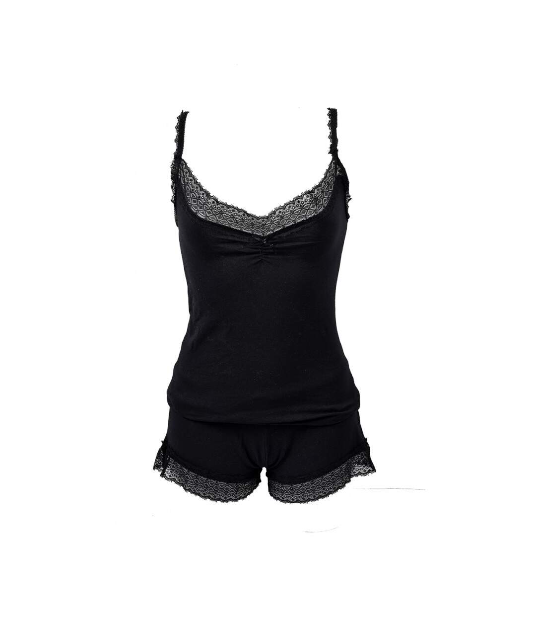 Pyjama Court Femme TWINDAY en Coton-2